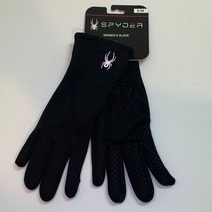 Spyder Black Performance Gloves